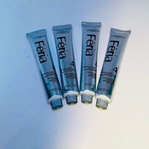L’Oréal Feria 4 Bonding Care Complex Conditioner 4 Tubes 1.7 oz each